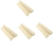 Minkissy 4pcs Versatile Birthday Wrapping Paper Natural Flower Prints Wrapping Paper Roll
