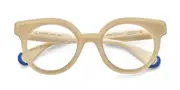 Etnia Barcelona Brutal No.30 BE Women’s Glasses Brown Size 49 - Private Health Rebate - Blue Light Block Available