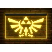 Legend Of Zelda Triforce Game Room Shop Store Light Neon Sign