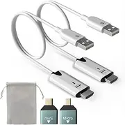 PChero Wireless HDMI Transmitter and Receiver, 5G 1080P Wireless HDMI 50M Radio Transmission, Plug & Play, Streaming Audio/Video/File from PC/Laptop/Camera to Monitor/Projector/TV
