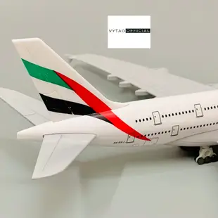 帶比例輪的模型 AIRBUS A380 飛機 (1:400)