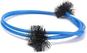 CORHAD 4pcs Small Cleaning Brush Set Wow Maintenance Nozzle Brush Kit Trumpet Accessories Mouthpiece Blue