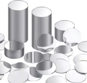 100 Pieces Mini Size round Mirror Adhesive Small round Mirror Circles Cra