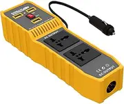 zolyet 400W Car Power Inverter High Frequency Modified Sine Inverter to AC 220V Converter with 3 USB Port 2 AC Socket Lighter