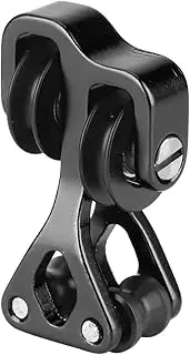 Aluminium Alloy Archery Compound Bow Cable Slide, String Splitter Roller Glide Aluminium Alloy Archery Bow Cable Slide String Splitter Compound Archery Roller Glide (Black)