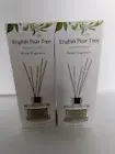 English Pear Tree Reed Diffuser 4 Oz. Set Of 2. Brand New