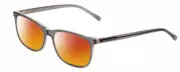 Prive Revaux In The Zone Unisex Polarized Sunglasses in Crystal Slate Grey 56 mm