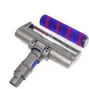 Fluffy Floor Soft Roller Cleaner Head Brush Vacuum For Dyson V7 V8 V10 V11 - 4 LED