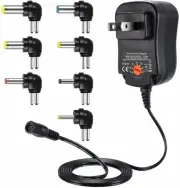 12W 3v-12v For Compatible 0.75a / 750mA,1.5a; Universal AC Adapter Power Supply