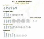 Bolt Complete set of plastic screws for Suzuki RM125/250