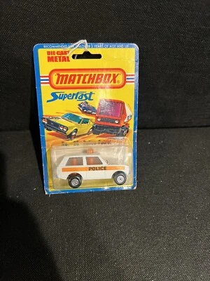 MATCHBOX LESNEY SUPERFAST #20 POLICE ROLL PATROL, ORANGE DOME
