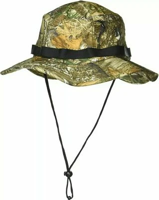Hurley Men's Phantom Vagabond RealTree Edge Camo Boonie Bucket Sun Hat, S/M