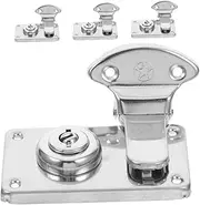 LIFKICH 4pcs Vintage Suitcase Locks for Suitcase Toolbox Jewelry Box Metal Latches Hardware Retro Iron Locks for Travel