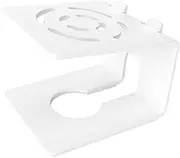Desktop Speaker Stand Heavy Duty Studio Speaker Stand Reliable Support Hollow Non Skid Stable Space Saving for Studios, White, 16x14x13cm