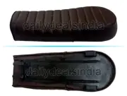 For Royal Enfield Interceptor 650 "Leatherite Customized Dual Seat, Dark Brown"