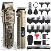 Professional Hair Clippers for Men Beard Trimmer Clippers and Trimmer Set Wat...