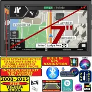 FITS 2000-15 TOYOTA & SCION GPS NAVIGATION BLUETOOTH USB SD AUX CAR RADIO STEREO