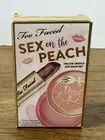 Too Faced Sex on The Peach Matte Mauve Lipstick & Balm Set NIB Discontinued New!