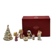 Lenox Peanuts The Christmas Pageant 7 Pc Nativity Set Snoopy NEW IN BOX
