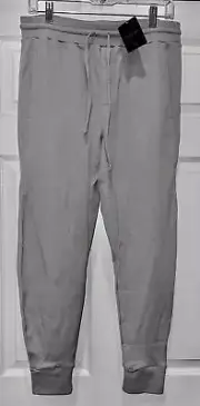 TOMMY JOHN Lounge Waffle Limestone Grey Jogger Pants NEW Mens Sz M