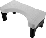 Ipetboom Bathroom Squatting Stool Stable Step Stool for Adults Slip Design for Optimal Pooping Posture Compact Footstool for Toilets Versatile Use for Bathroom and Shoe Changing