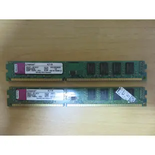 D.桌上型電腦記憶體- Kingston 金士頓 DDR3-1333雙通道 2G*2共4GB不分售 窄版 直購價90