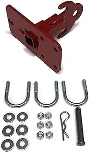 Vital All-Terrain Heavy Duty Trailer Hitch Receiver for Ferris ZTR Lawn Mower with 3 Tube Bumper