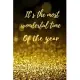 It’’s the most wonderful time of the year: Christmas and New Year gift in blank line journal, notebook for best friends, lover, family, buddy, beloved