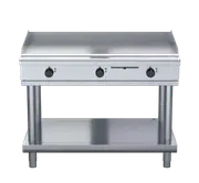 Waldorf 800 Series GPL8120E-LS - 1200mm Electric Griddle Low Back Version - Leg Stand