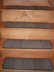 13 STEP 9" x 29" Stair Treads Staircase Step WOVEN WOOL CARPET..