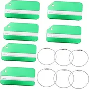 ULDIGI 6pcs Luggage Tags for Suitcases Luggage Tag Id Holder Checked Identifiers Tag Lightweight Aluminium Alloy Travel Tags