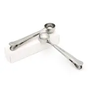18/8 Stainless Steel Measuring Scoop with Coffee Bag Clip for Ground Coffee,E...