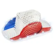 Light Up Cowboy Hat Cowgirl Hat - Preppy Sparkly Sequin Cowboy Hats Indep. Day
