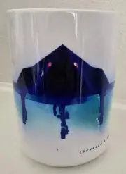 Vintage Lockheed Martin "Skunk Works" F-117 Nighthawk "Blue Lightning" Mug