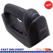 New Datalogic GM4200-BK-433K1 1D Wireless Barcode Scanner USB Kit With Cradle