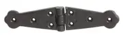 Tradco 1853MB Strap Hinge MI Matt Black 165x35mm