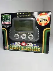 Big Screen Games Casino Blackjack Ages 8+ Electronic Battery Operated Brand New
