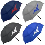 2025 Mizuno Tour Double Canopy Umbrella XL Windproof Ergonomic Golf Brolly