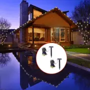 Warm White LED Solar String Lights 2 Outdoor Fairy Lights Garden Decor