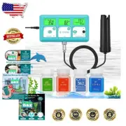 Smart pH Salt Meter: 5-in-1 Digital Monitor for Saltwater & Freshwater Tanks