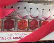 Wine Charms/Vin Charms Set of Six Chic & Sassy