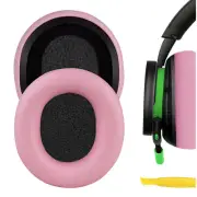 Geekria Protein Leather Ear Pads for Microsoft Xbox Wireless Headphones (Pink)