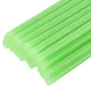 30pcs Mini Hot Glue Gun Sticks 8" x 0.27" for Glue Gun, Glitter Fruit Green
