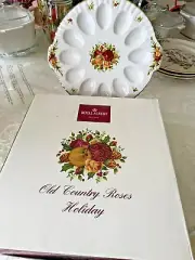 Royal Albert "OLD COUNTRY ROSES" 11" Deviled Egg Dish/Plate/Tray NEW IN BOX
