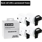 4ROLLS Shipping Address Label 4"X6" Compatible For Brother DK-1241 QL-1060N 1050