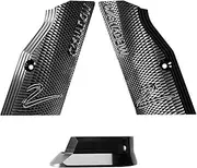Carbonate CBP47BK Carbon 8 Short Grip Panel & Magwell Set, Black, Compatible with CZ SHADOW2 Genuine Parts