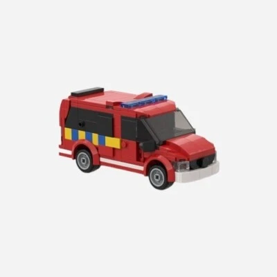 Belgian Fire Truck "Chief Vehicle" 266pcs