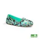 美國 SANUK 熱帶印花娃娃鞋 -女款(綠色) SWF10652
