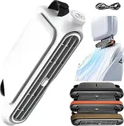 Car Seat Cooling Fan - 3 Speeds USB Cooling Car Fans for Backseat, Cars Headrest Fans for Front and Rear Seats, Space-Saving Cars Air Circulation Fan for Vehicles SUV RV(White with Bettery)