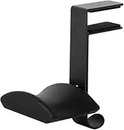 Headset Stand Headset Holder Desk Mount Universal Hanger Gaming Headphone Stand Bracket Display Rack Headset Holder Space Saving Desktop Headset Holder (Color : Black, Size : White)